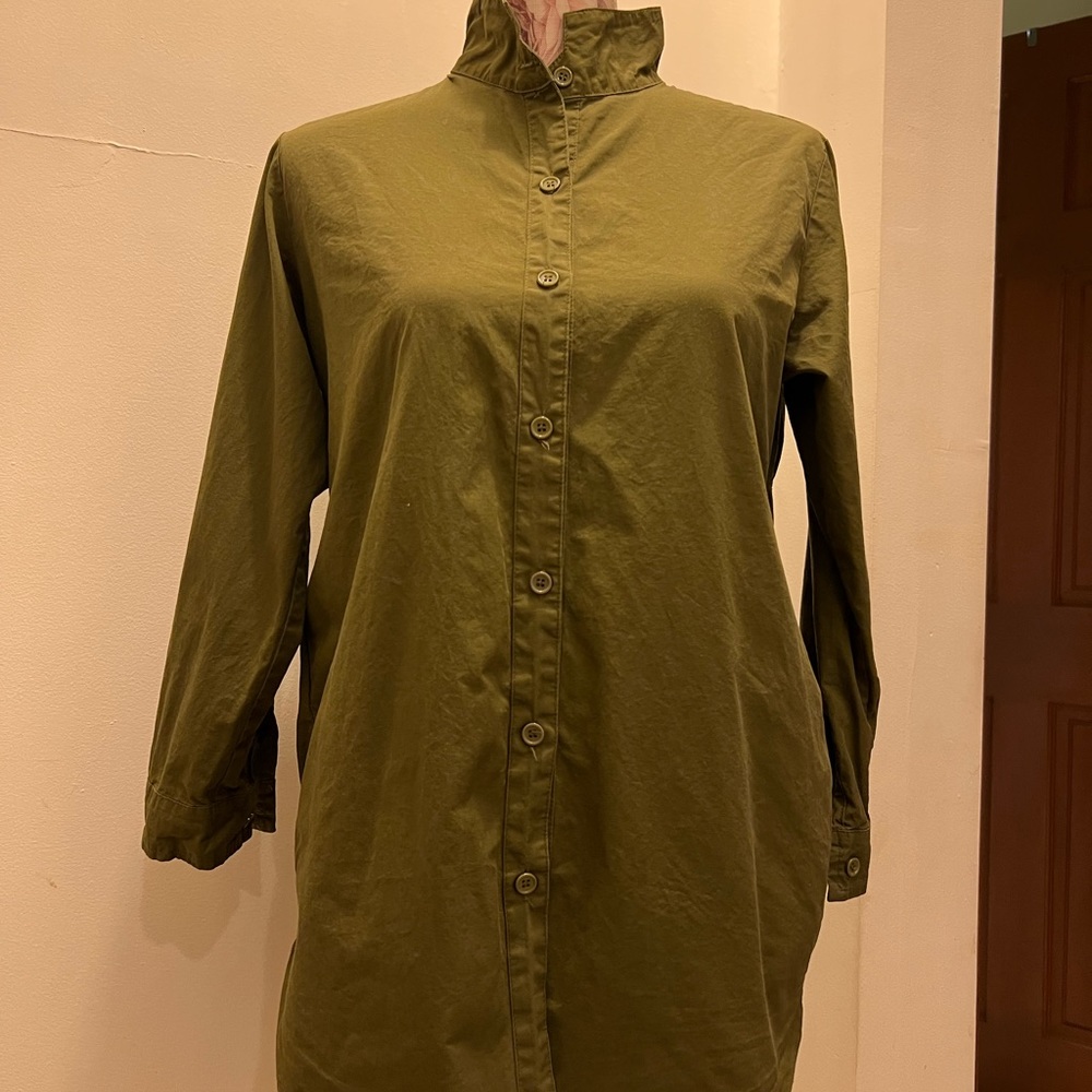 Military green shirt